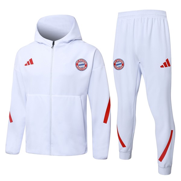 Chandal Con Capucha Bayern Munich 2026/27 Blanco